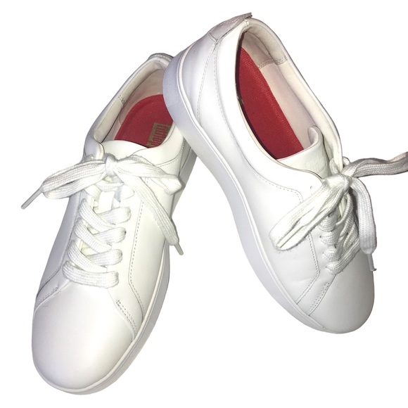 Fitflop Shoes - Fitflop Leather Sneakers Rally Court Trainers